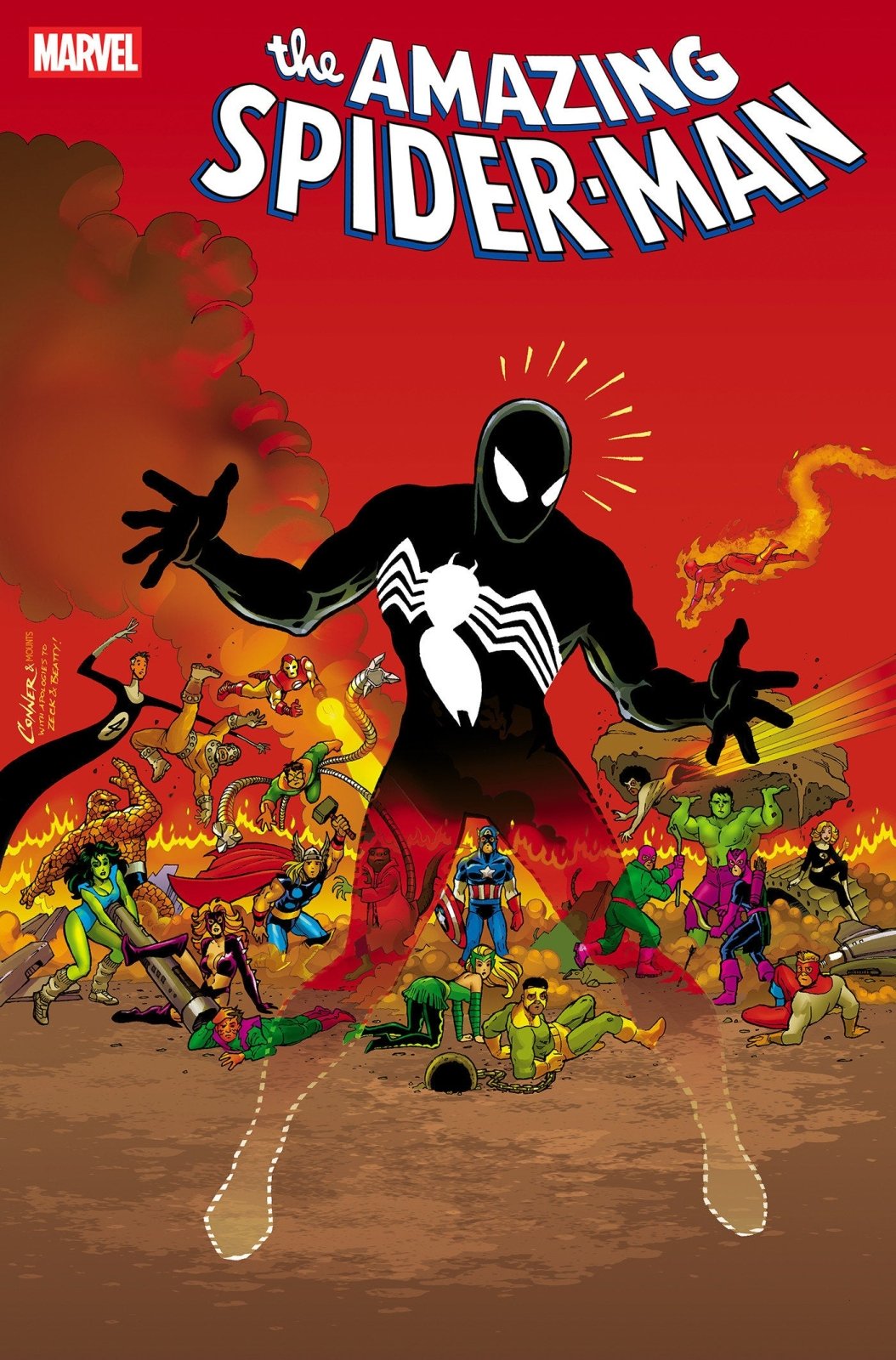 Amazing Spider - Man 69 Amanda Conner Invisible! Variant [Doom] - The Fourth Place