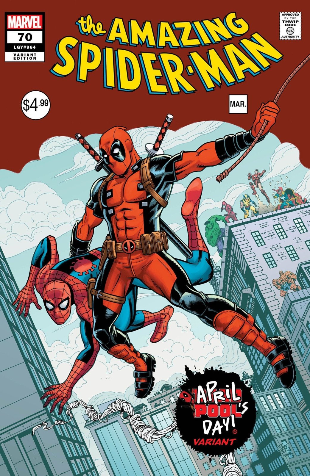 Amazing Spider - Man 70 Brent Schoonover April Pool'S Day Variant [Doom] - The Fourth Place