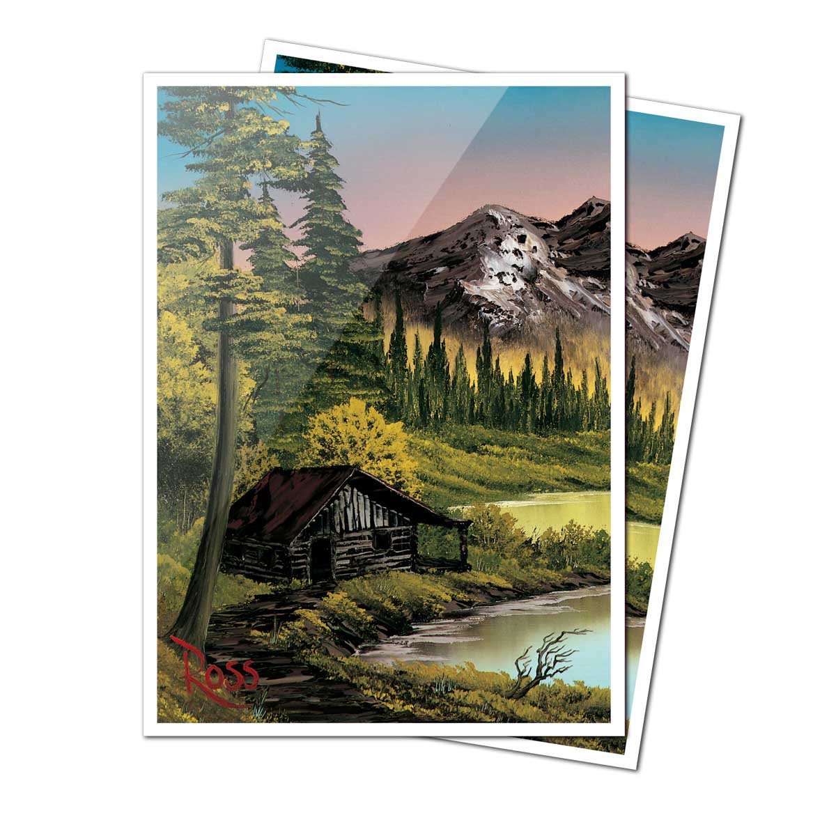 Apex Deck Protectors - Bob Ross - Mountain Retreat (105ct) - The Fourth Place