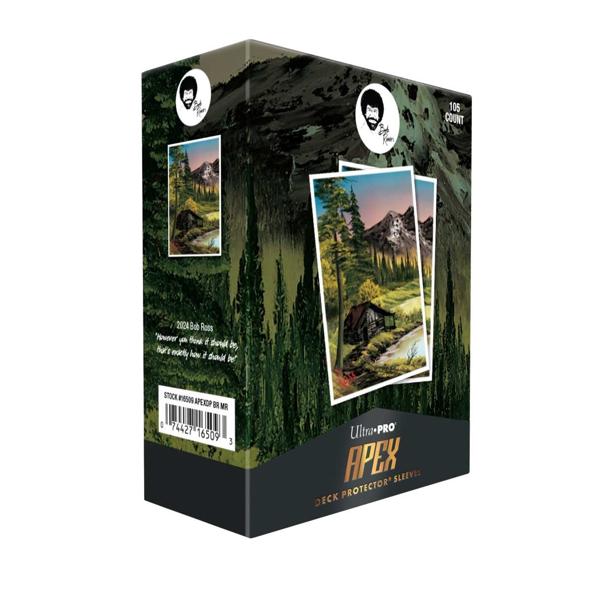 Apex Deck Protectors - Bob Ross - Mountain Retreat (105ct) - The Fourth Place