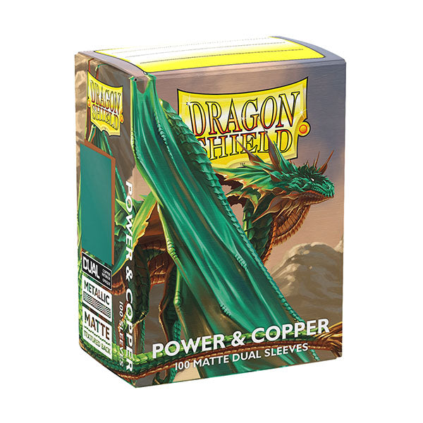 Dragon Shield Sleeves: Dual Matte: Power & Copper (100 ct)