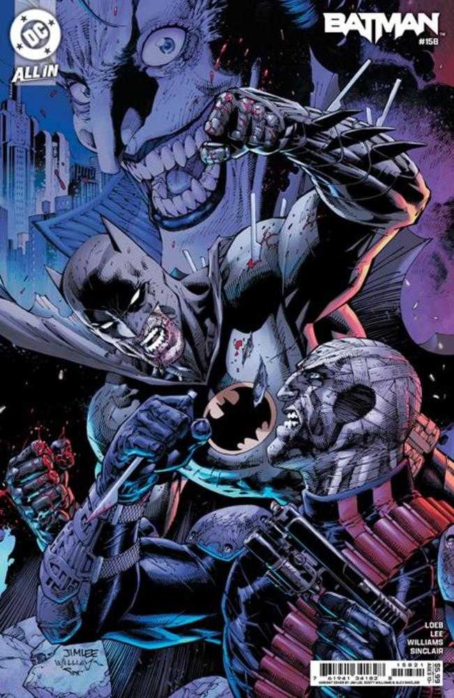 Batman 158 Cover B Jim Lee & Scott Williams Connecting Card Stock Variant (1 Of 2) - The Fourth Place