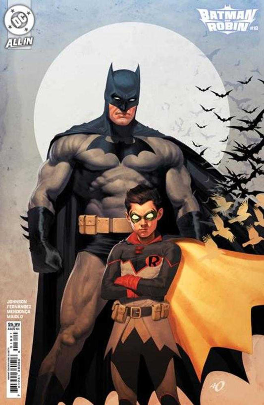 Batman And Robin #18 Cover B Ariel Olivetti Card Stock Variant - The Fourth Place