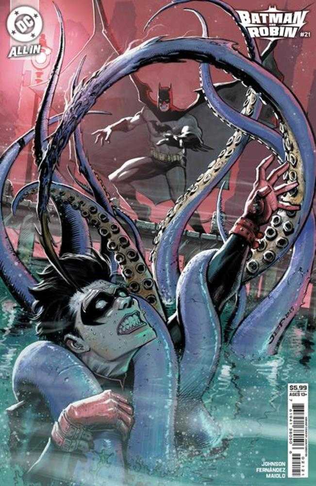 Batman And Robin 21 Cover B Juan Ferreyra Card Stock Variant - The Fourth Place