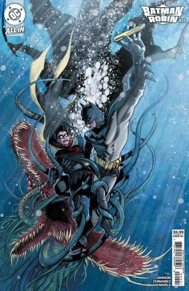 Batman And Robin 22 Cover B Juan Ferreyra Card Stock Variant - The Fourth Place