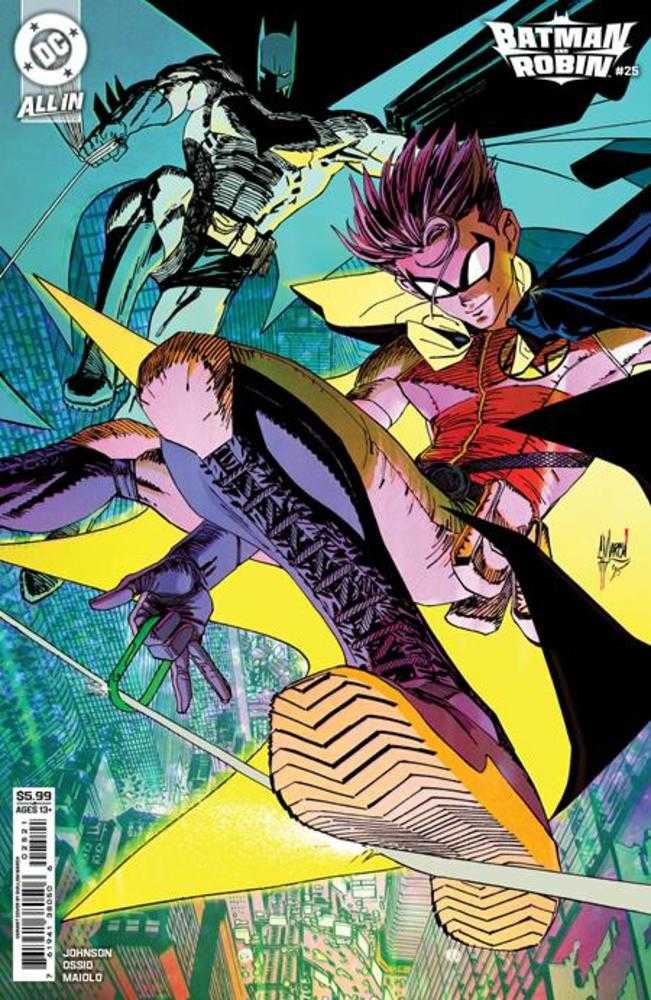 Batman And Robin 25 Cover B Guillem March Card Stock Variant - The Fourth Place