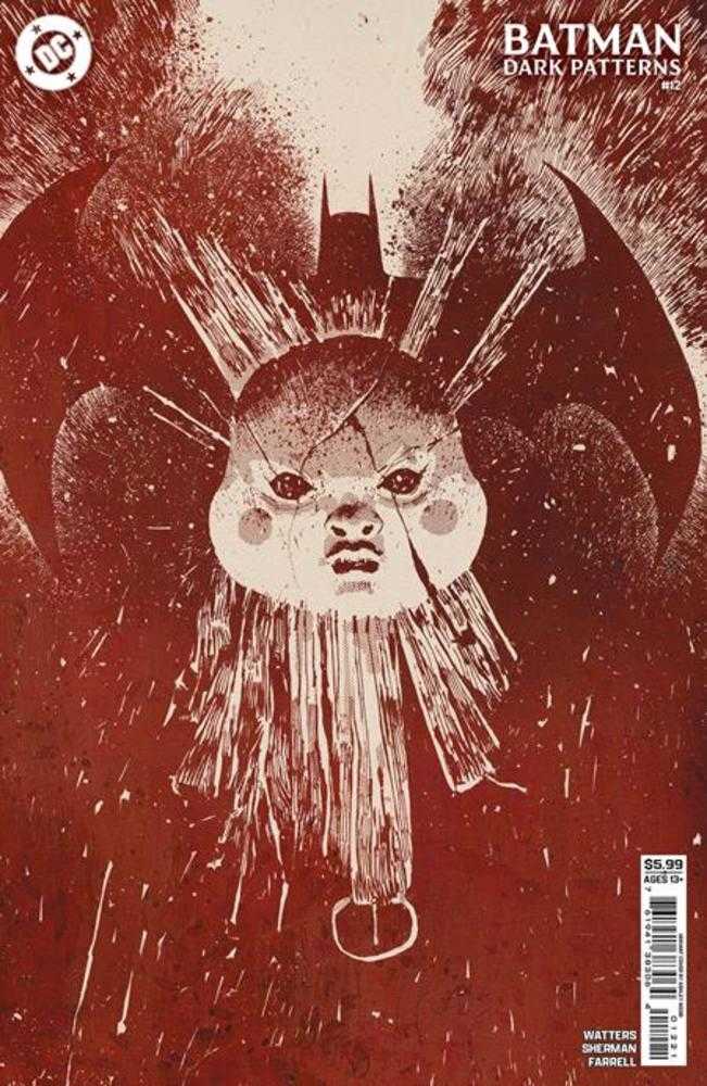 Batman Dark Patterns 12 (Of 12) Cover B Ashley Wood Card Stock Variant - The Fourth Place