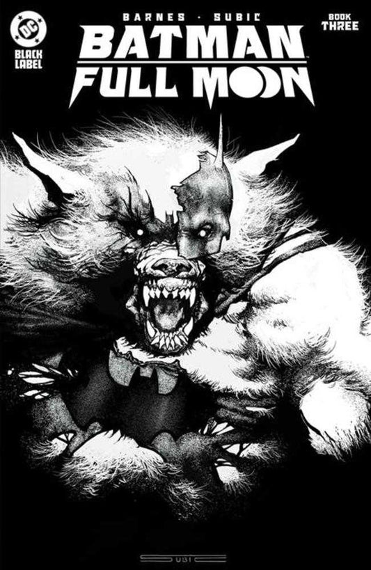 Batman Full Moon #3 (Of 4) Cover A Stevan Subic Glow - In - The - Dark (Mature) - The Fourth Place