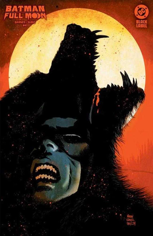 Batman Full Moon #4 (Of 4) Francesco Francavilla Card Stock Variant (Mature) Previously Foc'D On 12/9 - The Fourth Place