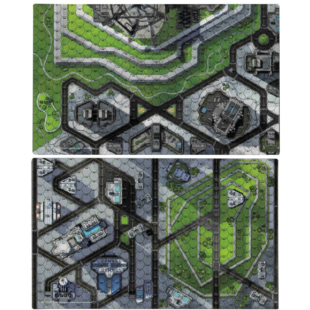 BattleTech Battle Mat: City - Business District / HPG Engineering - The Fourth Place