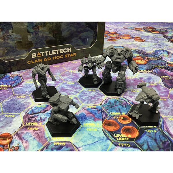 BattleTech: Clan Ad Hoc Star Miniatures Pack - The Fourth Place