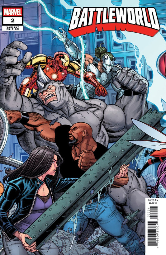 Battleworld 2 Nick Bradshaw 5 Part Connecting Variant B - The Fourth Place