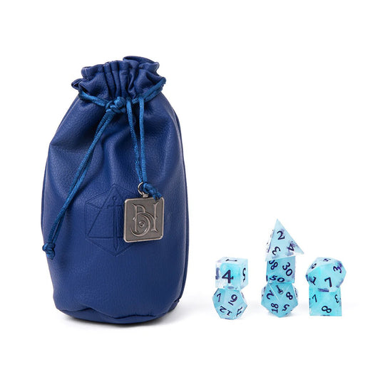 Bells Hells Dice Set: Dorian Storm (Blue/Clear) - The Fourth Place