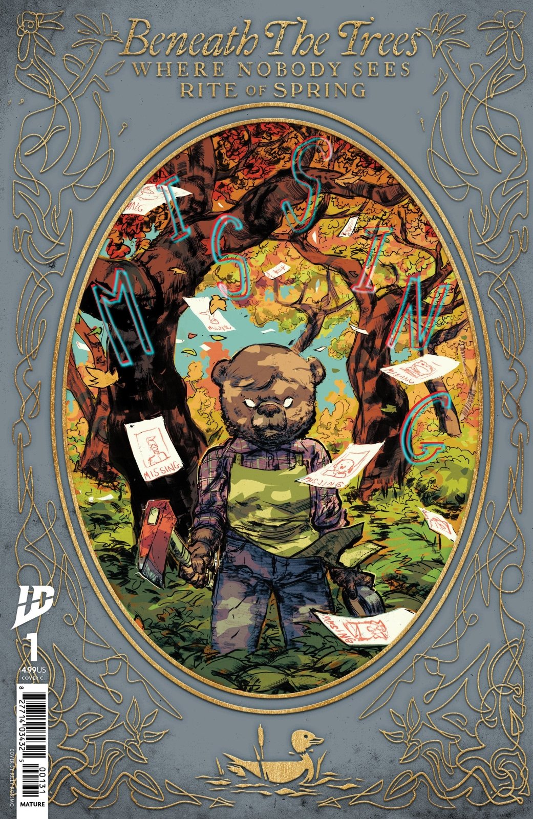 Beneath The Trees Where Nobody Sees: Rite Of Spring 1 Variant C (Rossmo Storybook Variant) - The Fourth Place