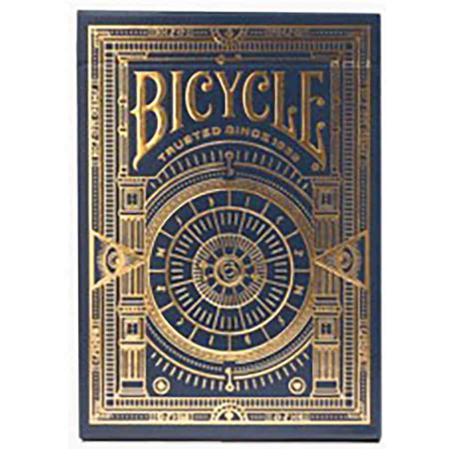 Bicycle Playing Cards: Cypher (Navy/Gold) - The Fourth Place