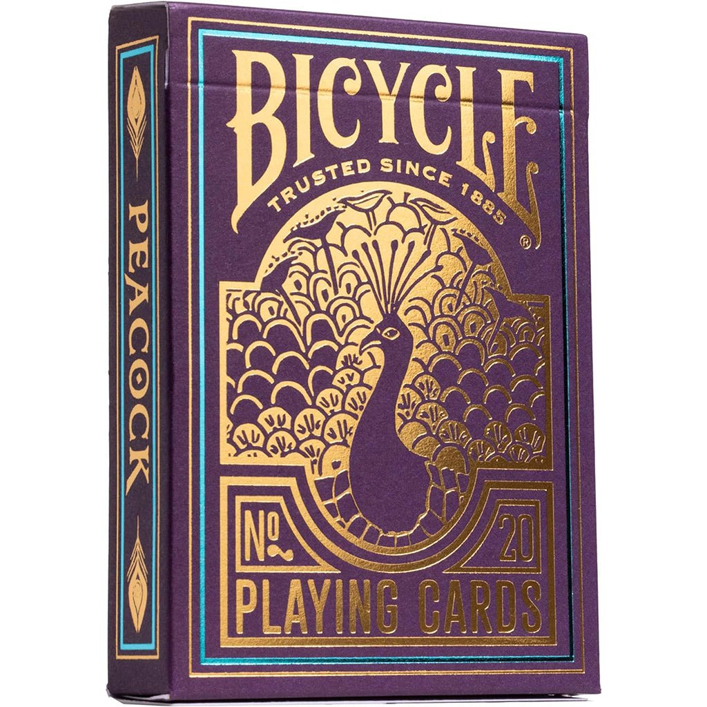 Bicycle Playing Cards: Purple Peacock (Gold Foil) - The Fourth Place