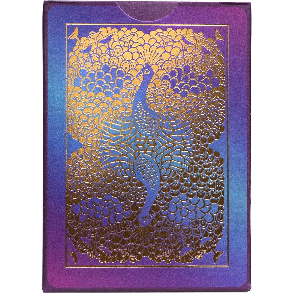 Bicycle Playing Cards: Purple Peacock (Gold Foil) - The Fourth Place