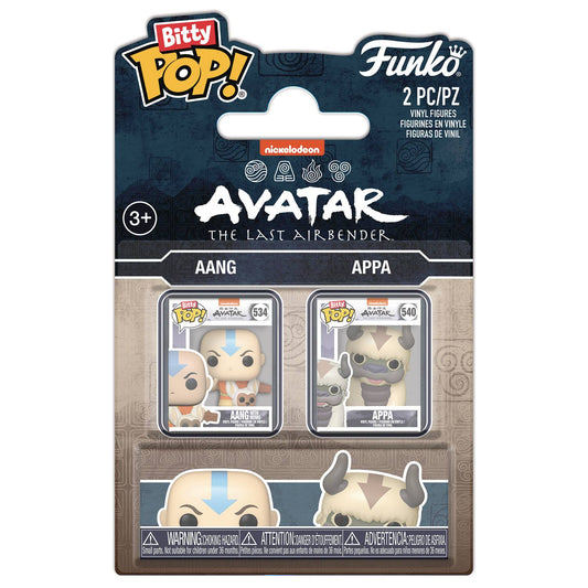 Bitty Pop Atla 2 Pk Aang & Appa Figure - The Fourth Place