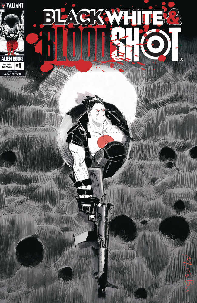 Black White & Bloodshot #1 (Of 4) Cover B Bergara (Mature) - The Fourth Place