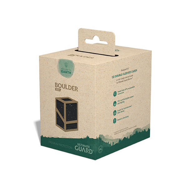 Return to Earth - Black: Boulder 133+ Standard Size Deck Box