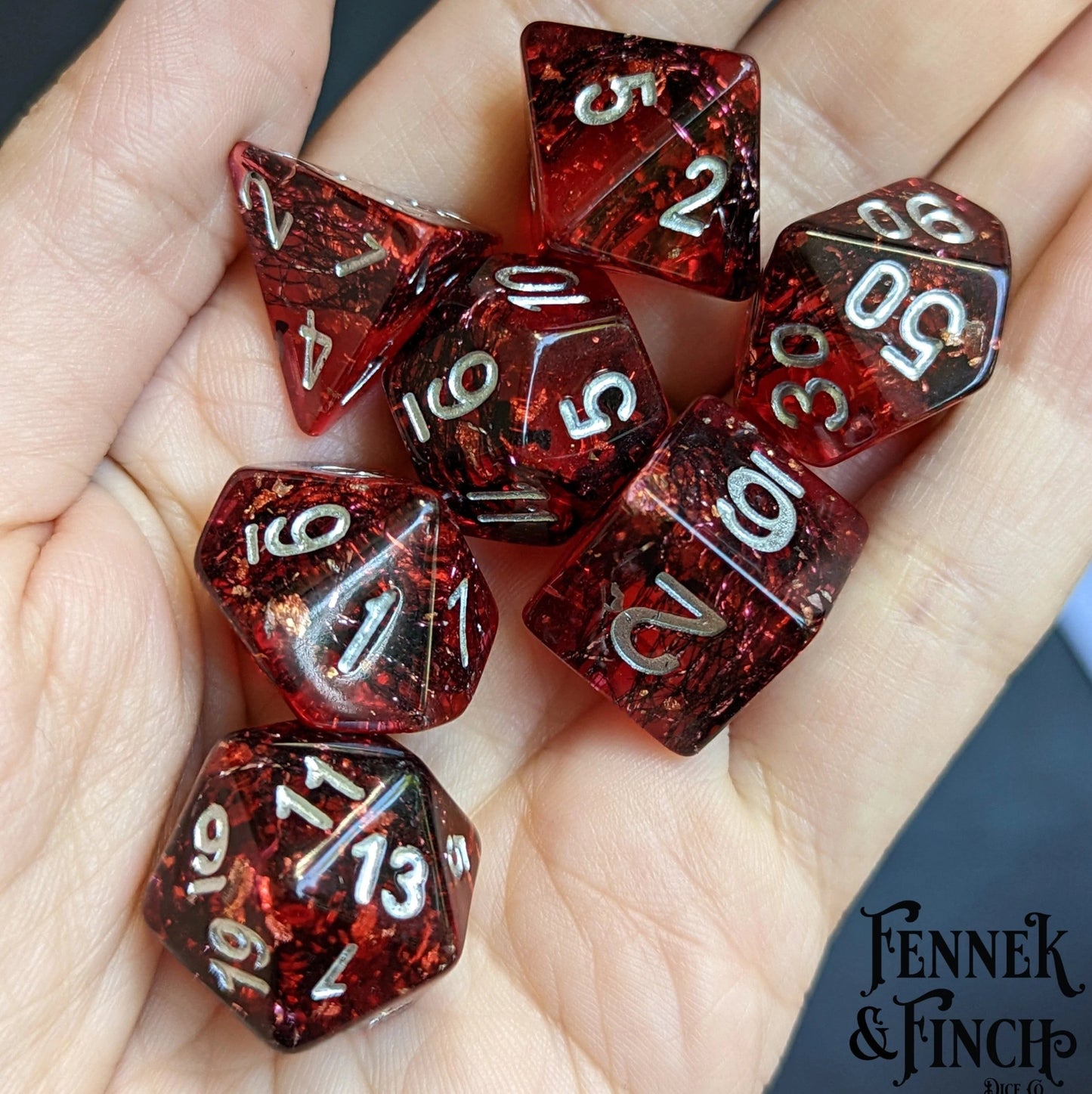 Blood Skies - 7 - Dice Set - The Fourth Place