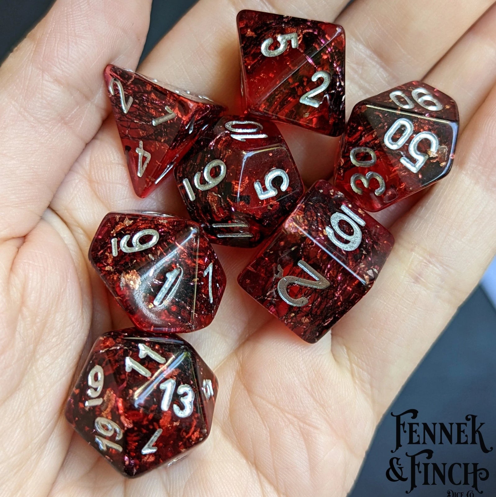 Blood Skies - 7 - Dice Set - The Fourth Place