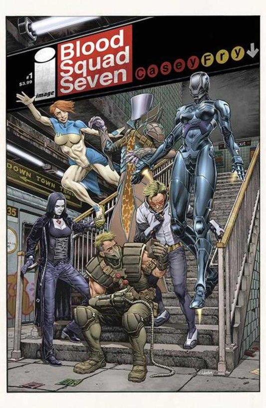Blood Squad Seven #1 Cover B Chris Weston Variant - The Fourth Place