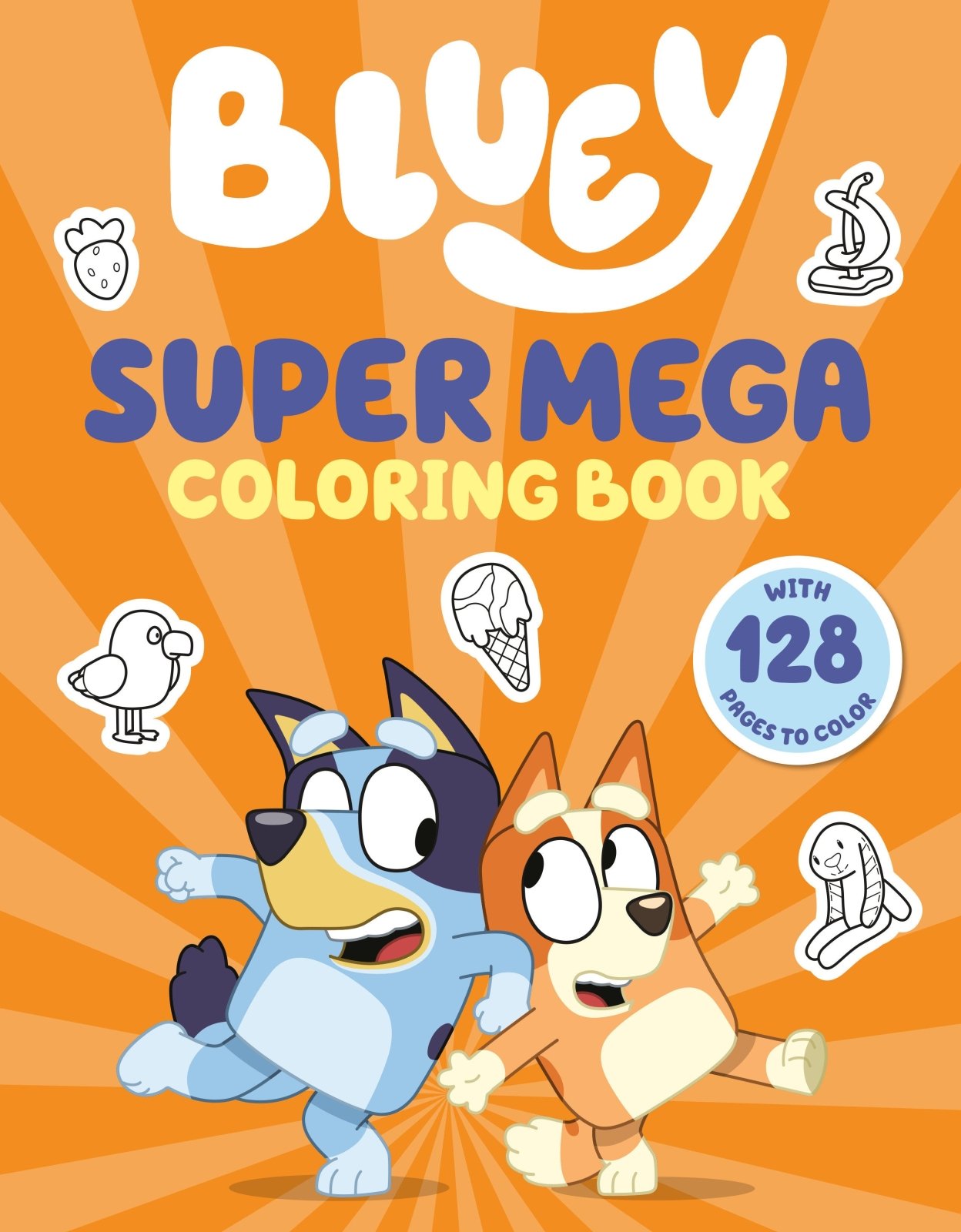 Bluey: Super Mega Coloring Book - The Fourth Place