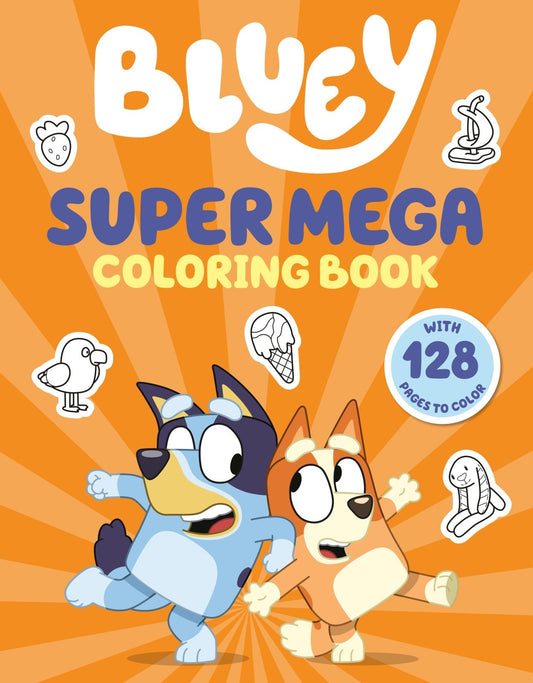 Bluey: Super Mega Coloring Book - The Fourth Place