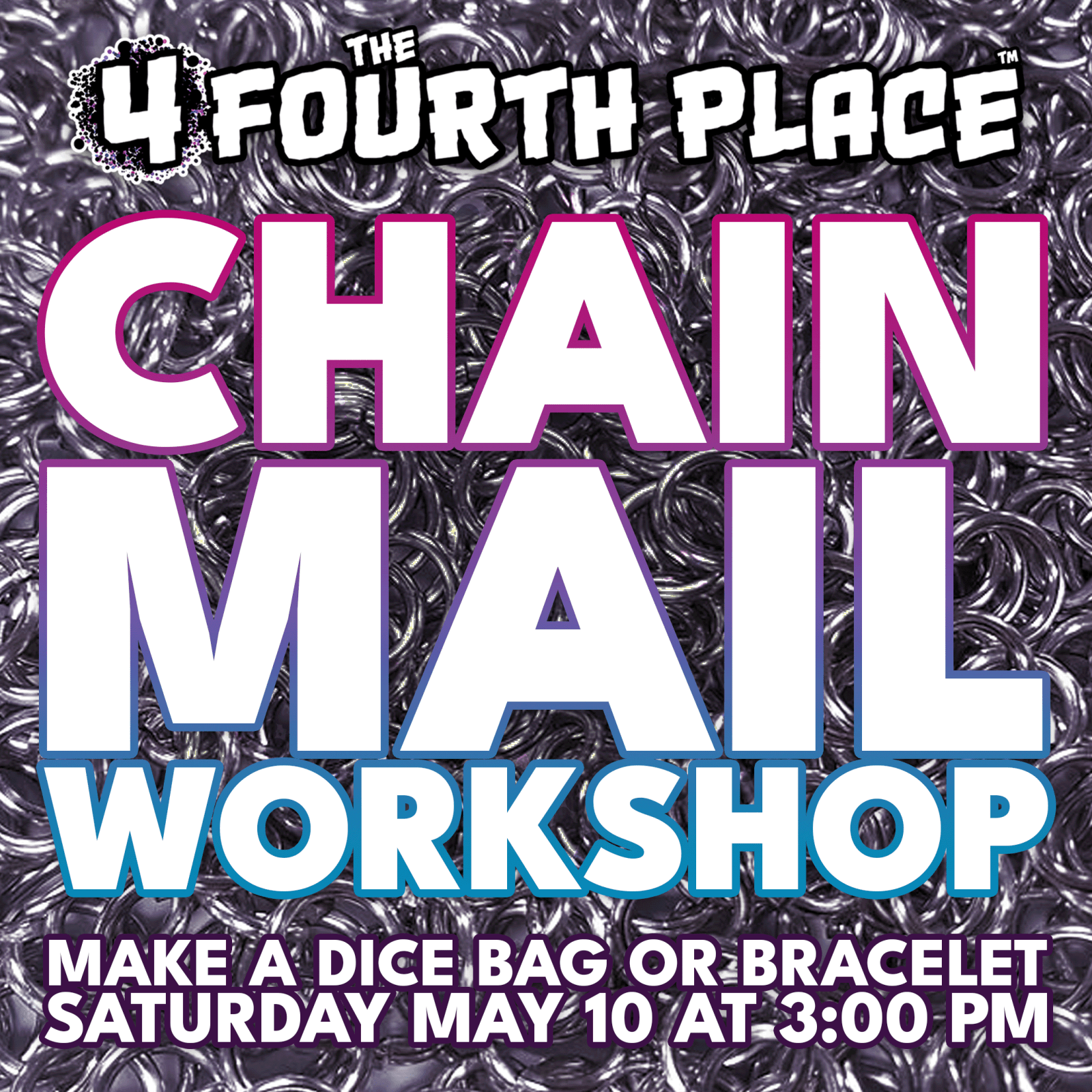 Box Chain Chainmail Bracelet Kit (Use our Pliers) - The Fourth Place