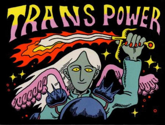 Boy Island Trans Power Sticker - The Fourth Place