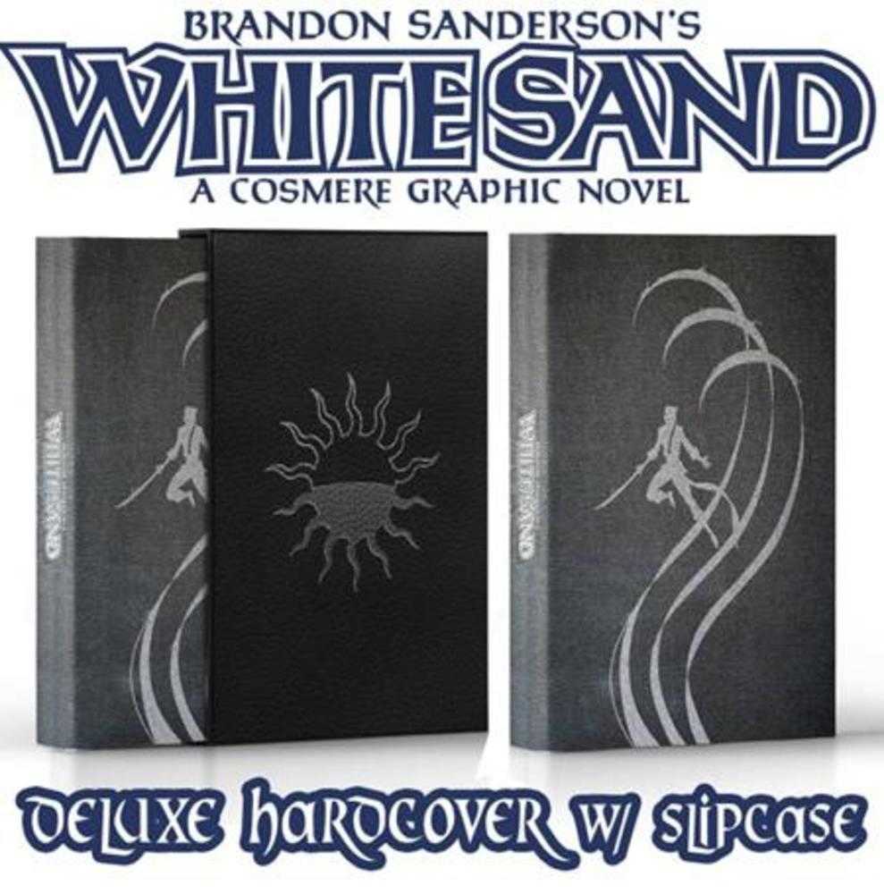 Brandon Sandersons White Sand Hardcover Slipcase Allocations May Oocur - The Fourth Place