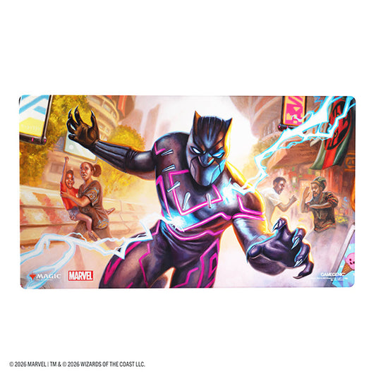 Marvel Super Heroes Shiny Playmat - Striking Black Panther
