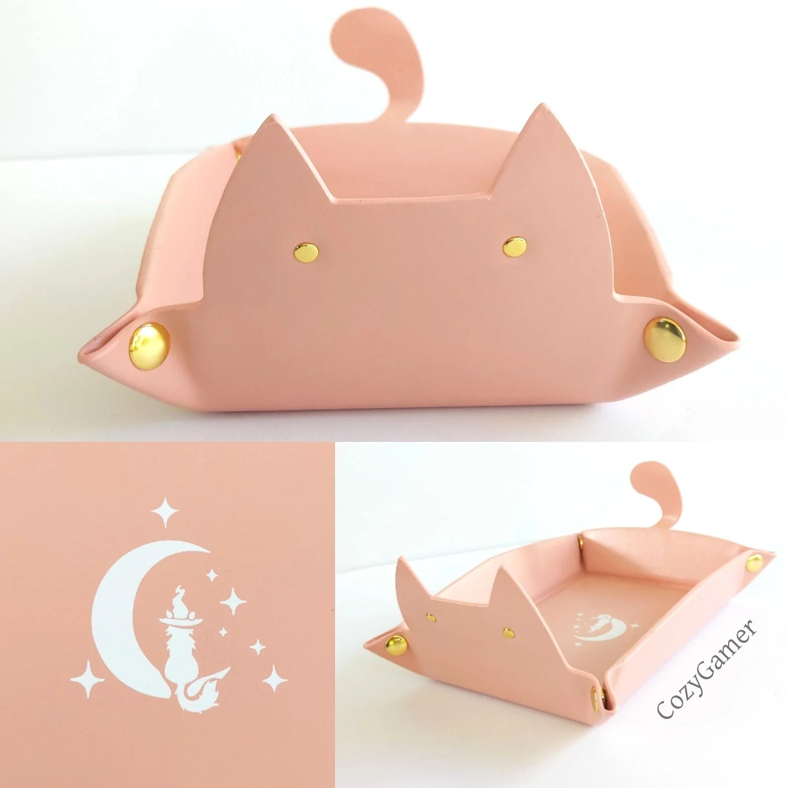 Cat Dice Rolling Tray - Light Pink - The Fourth Place