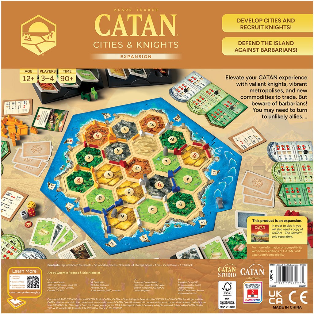 Catan Expansion: Cities and Knights - 2025 Edition - The Fourth Place