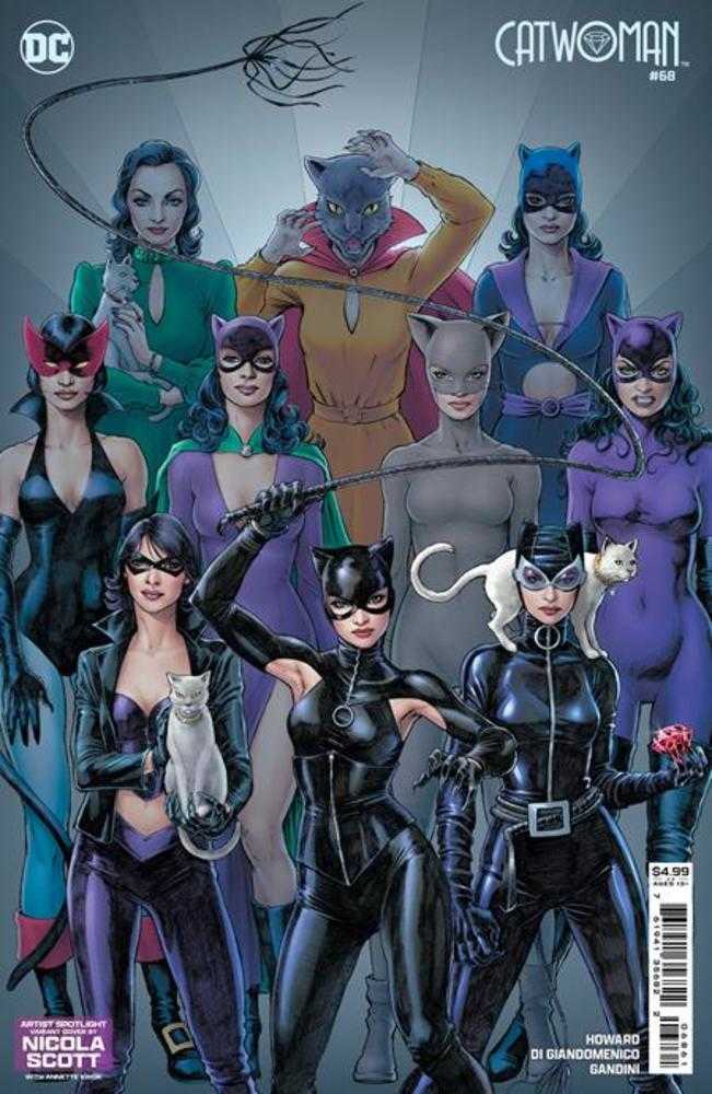 Catwoman #68 Cover D Nicola Scott Artist Spotlight Card Stock Variant - The Fourth Place