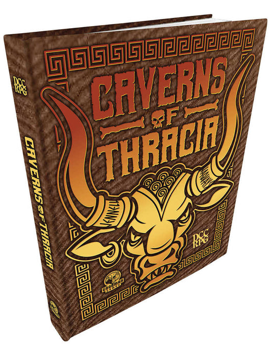Caverns Of Thracia (Dcc Role Playing Game) Minotaur Hide Cover Hardcover - The Fourth Place