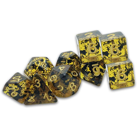 Caverns of Thracia Terracotta Grecian Vase Dice, Traditional 9 - set - The Fourth Place