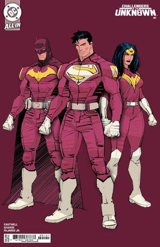 Challengers Of The Unknown #1 (Of 6) Cover D Dan Mora Design Card Stock Variant - The Fourth Place