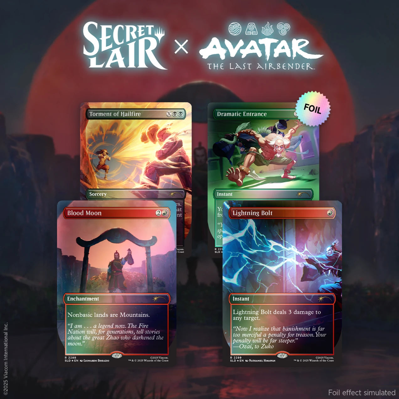 MTG Secret Lair x Avatar: The Last Airbender: Everything Changed (Foil)