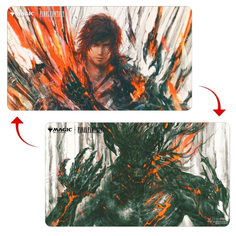 Clive, Ifrit's Dominant / Ifrit, Warden of Inferno - Final Fantasy Double - Sided Playmat - The Fourth Place