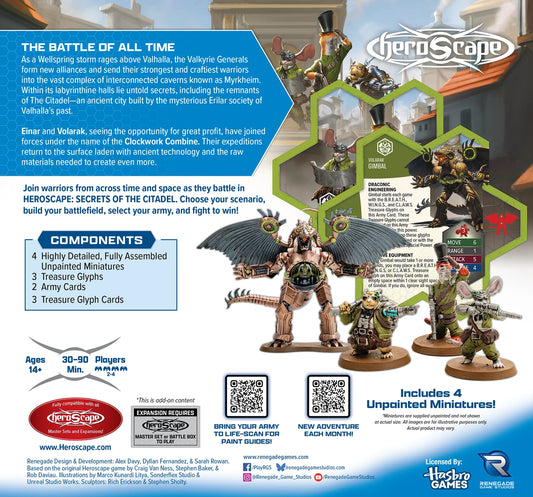 Heroscape: Army Expansion- Clockwork Combine Research Expedition