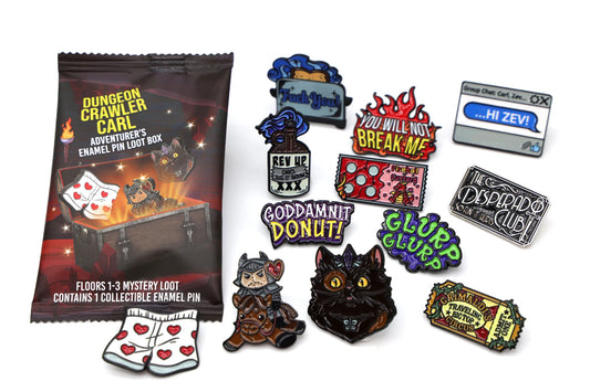 Dungeon Crawler Carl Adventurer's Pin Loot Box: Floors 1-3 -- Single loot pack