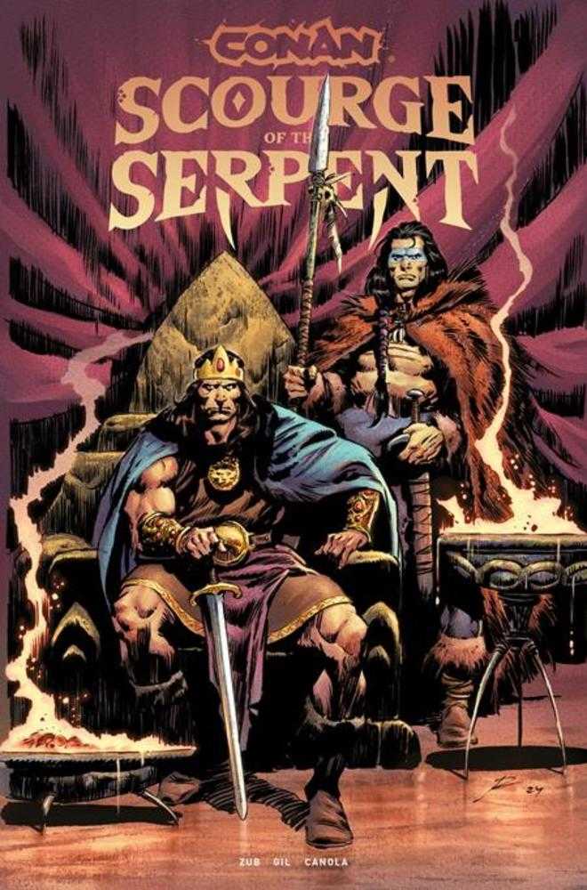 Conan The Barbarian Scourge Of The Serpent 1 (Of 4) Cover F Roberto De La Torre Foil Trade Variant (Mature) - The Fourth Place