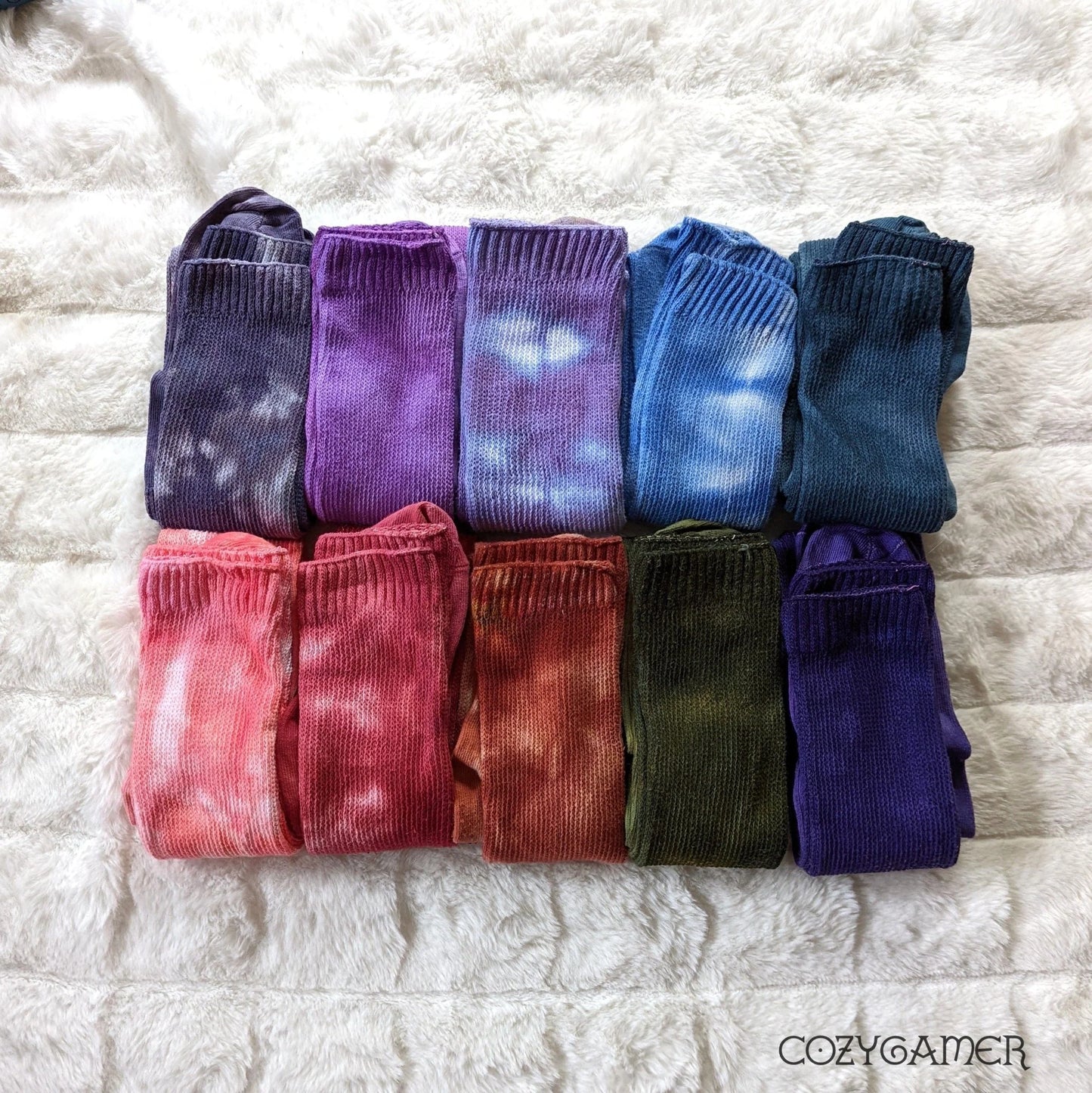 Cozy Socks: Cloudy Night Sky