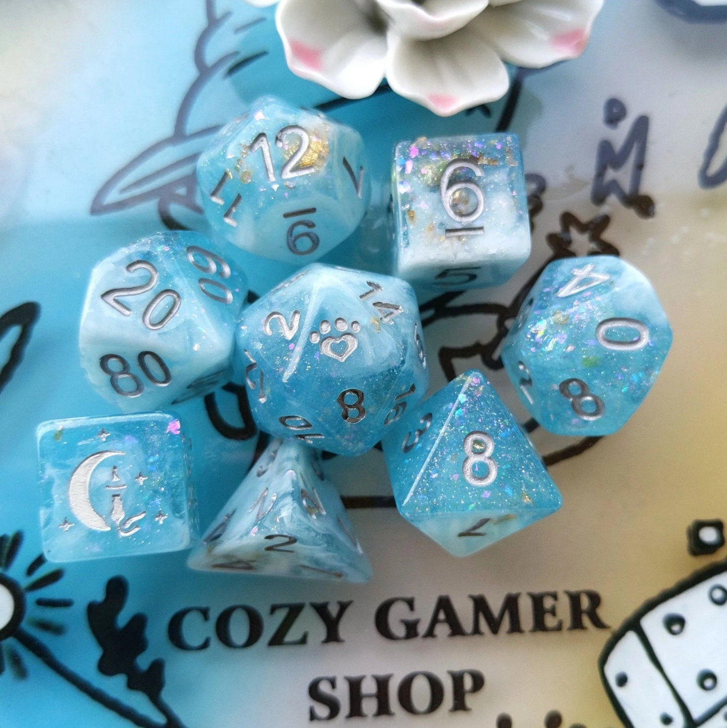 Cresting Wave - 8-Dice Set