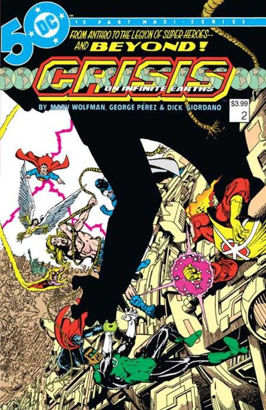 Crisis On Infinite Earths #2 (Of 12) Facsimile Edition Cover A George Perez - The Fourth Place