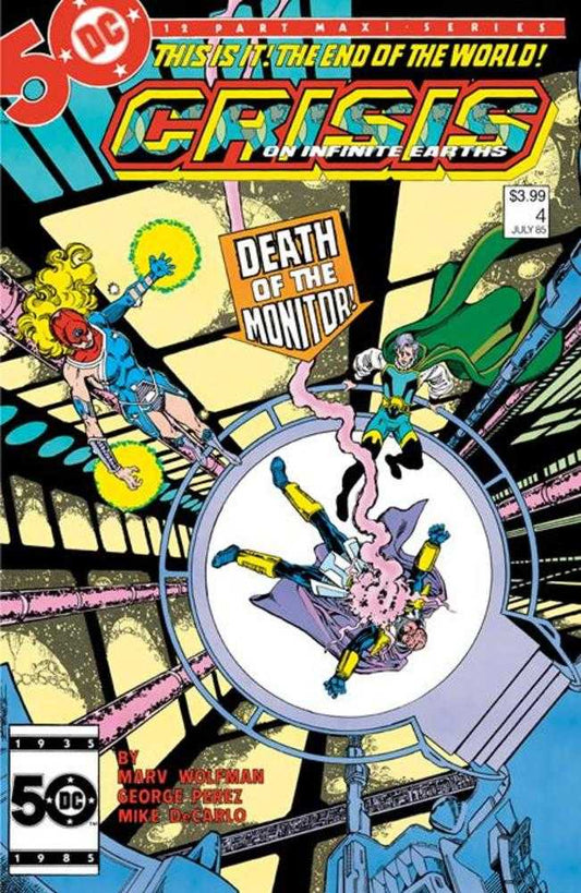 Crisis On Infinite Earths #4 Facsimile Edition Cover A George Perez - The Fourth Place