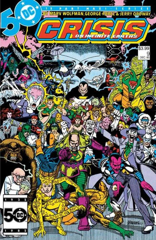 Crisis On Infinite Earths #9 Facsimile Edition Cover A George Perez - The Fourth Place