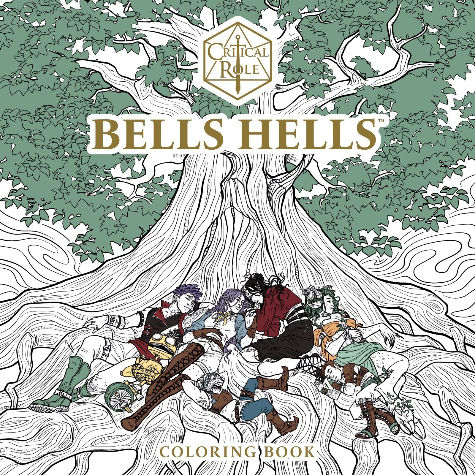 Critical Role: Bells Hells Coloring Book - The Fourth Place